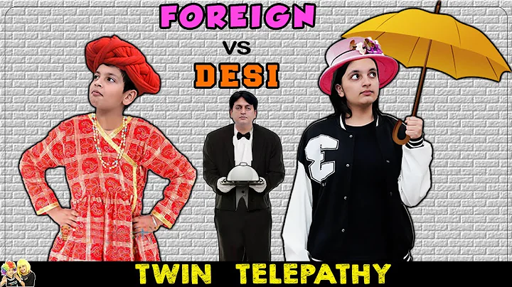 FOREIGN VS DESI TWIN TELEPATHY  | Aayu vs Pihu Swe...