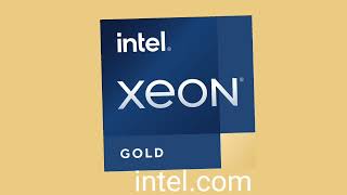 Intel Xeon Gold logo ident 2023 @Intel 