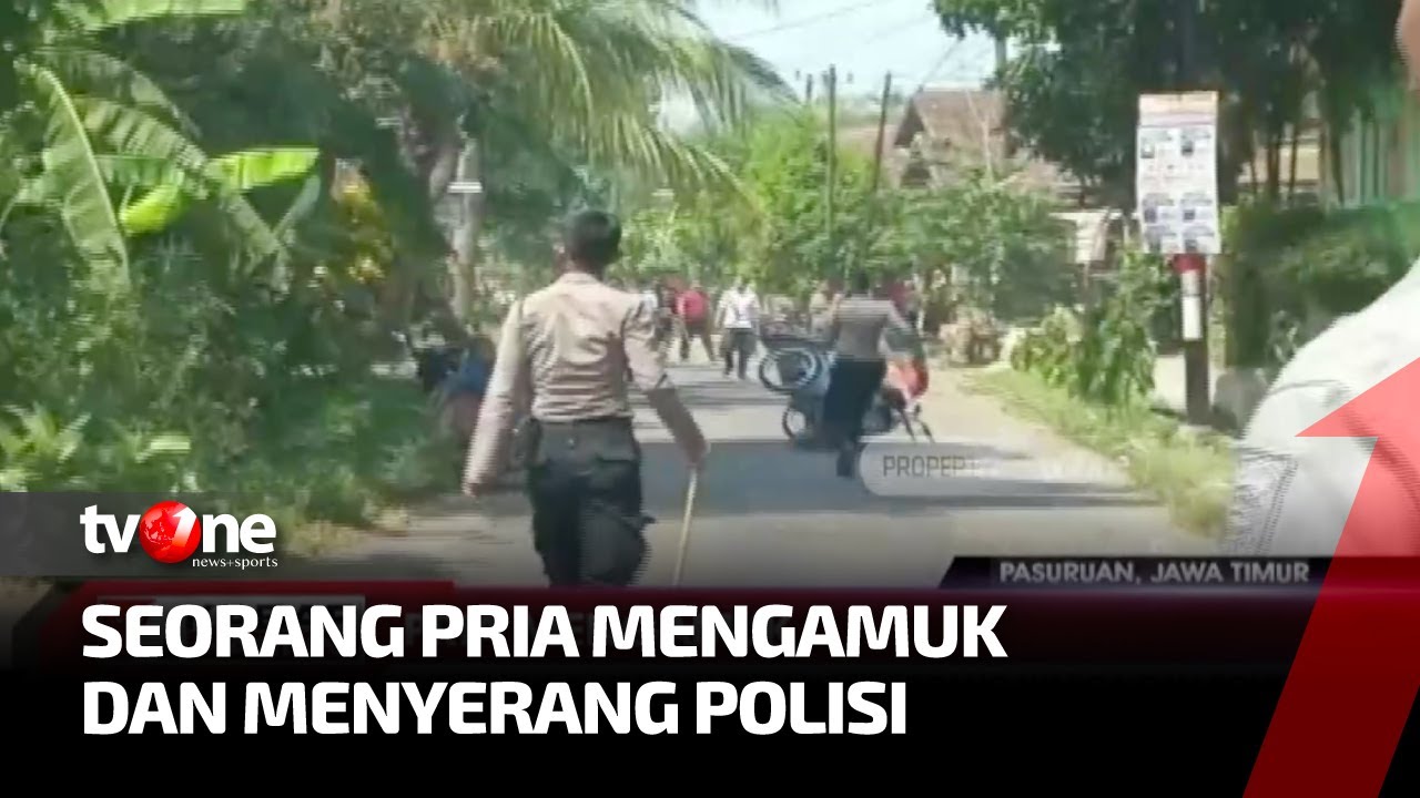 Residivis di Pasuruan Mengamuk Kemudian Menyerang Warga dan Polisi | Kabar Hari Ini tvOne
