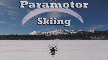 How to Ski & Fly with a Paramotor