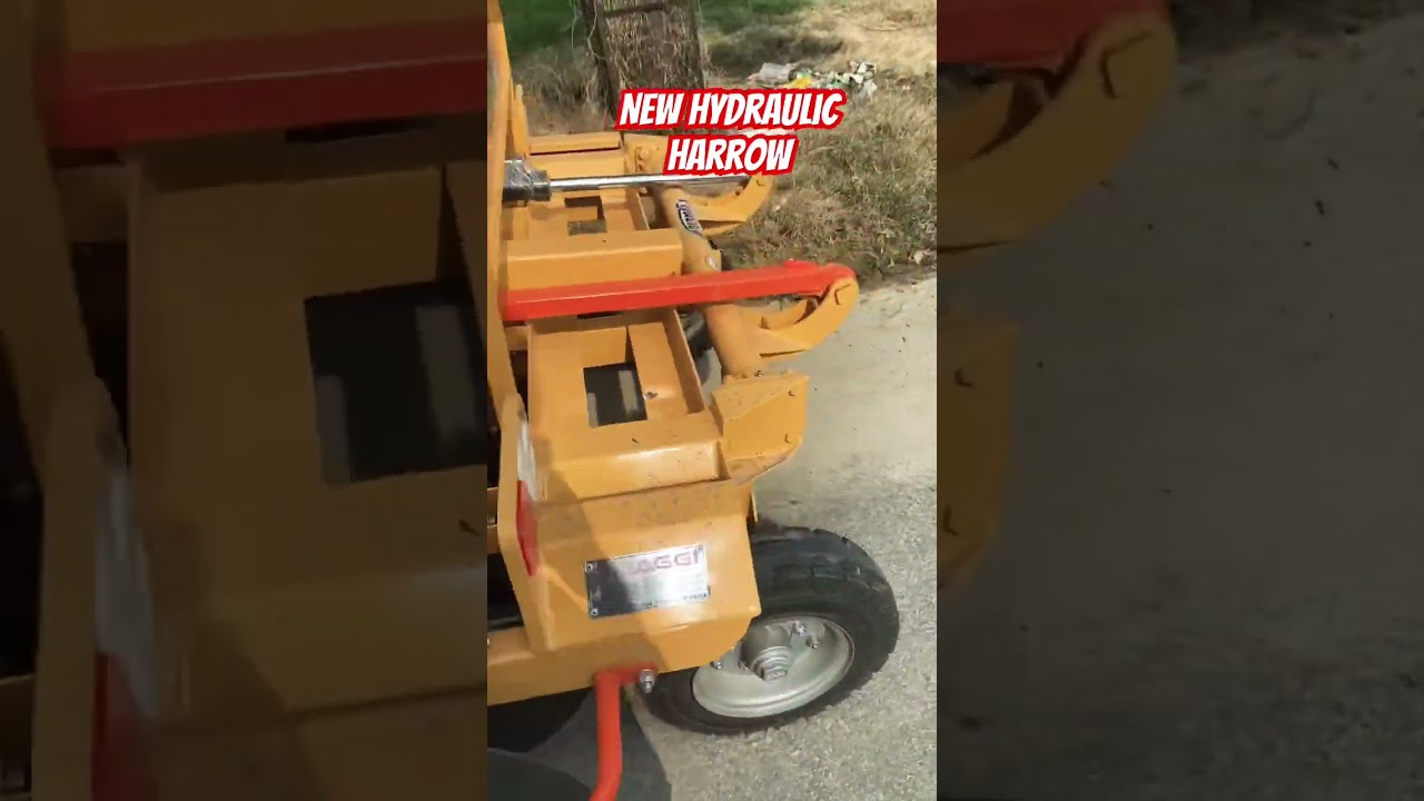 New JAGGI Hydraulic Harrow With Imported Discs For Harkirpa Organic Farm 