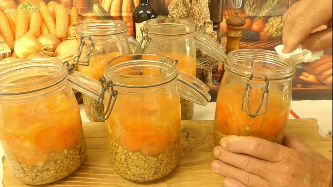 ma nature gourmande vol7 recette de lentilles en bocaux de conserve