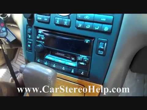 How to Infiniti Q45 Bose car Stereo Removal 1997 - 2001 repalce repair