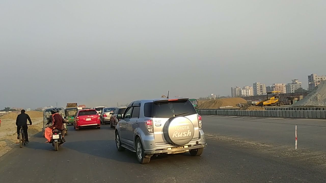 incredible traffic in Dhaka city || bus sounds