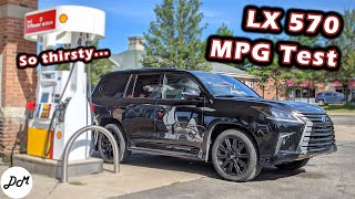 2021 Lexus LX 570 – MPG Test | Realworld Highway Range