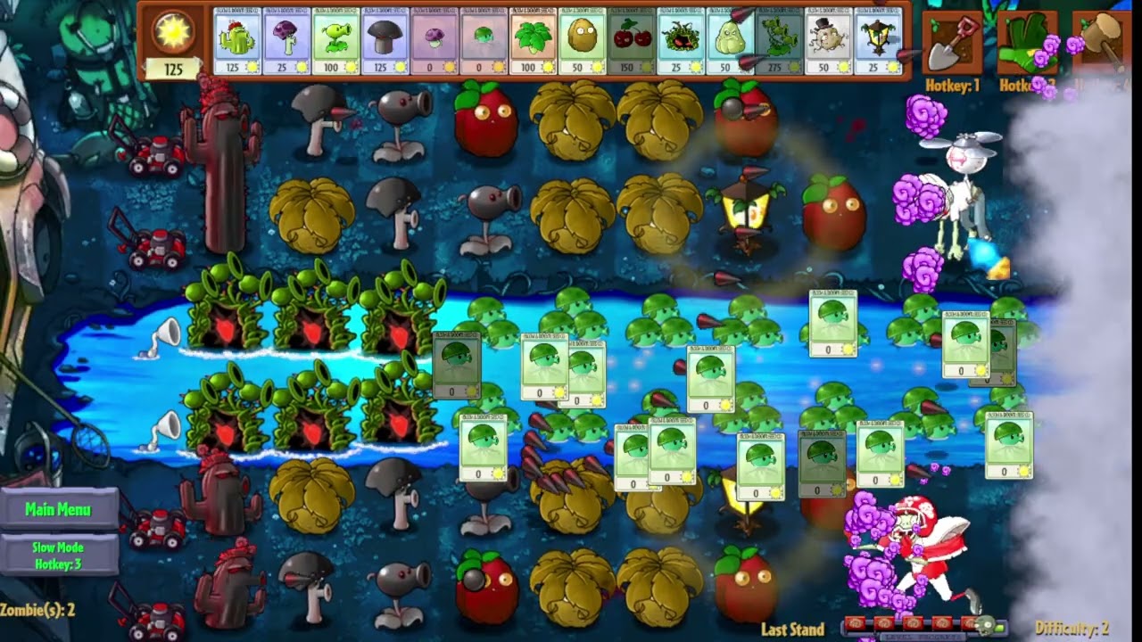 Plants Vs. Zombies Fusion (English) NEW V3.0! | Minigames | Last Stand Challenge