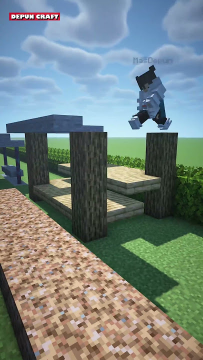 UPIN IPIN HOUSE | RUMAH UPIN UPIN DI MINECRAFT #minecraftshorts #minecraft #minecraftbuilding #games