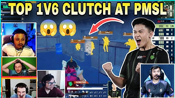 TOP Shocked Everyone With 1v6 Clutch at PMSL | TOP Clean 1v4 Clutch Against IHC | kvn gaming