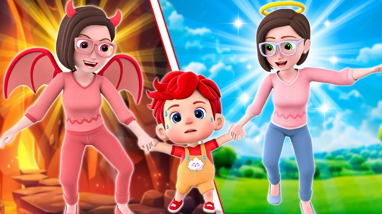 Mama-Engel oder Mama-Dämon 😈😇 | Spaßiges Lied für Kinder | Kinderreime & Kindersongs | YoNeo