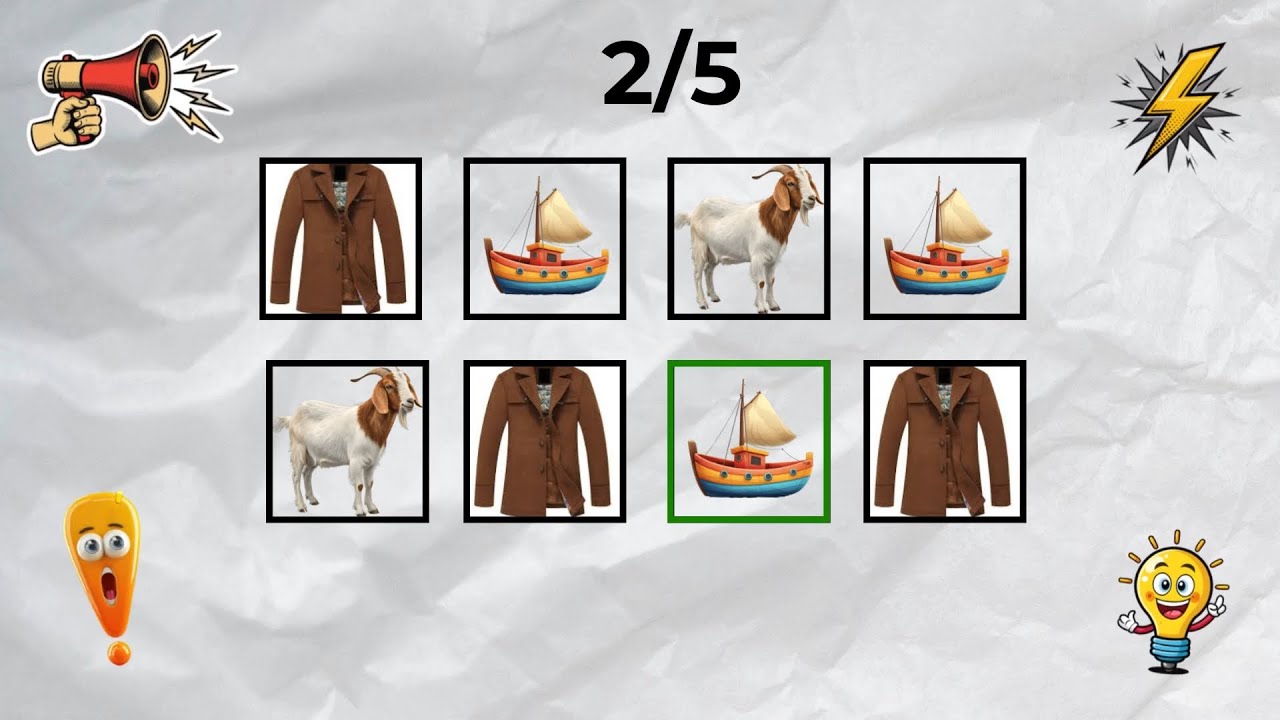 How Far Can You Go? Challenge 18 | EASY MEDIUM HARD | boat – goat – coat