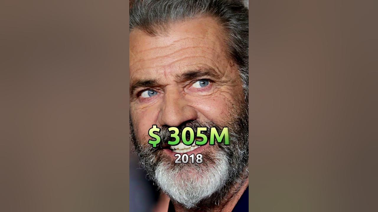 MEL GIBSON Net Worth 2023 UPDATED melgibson shorts millionaire 