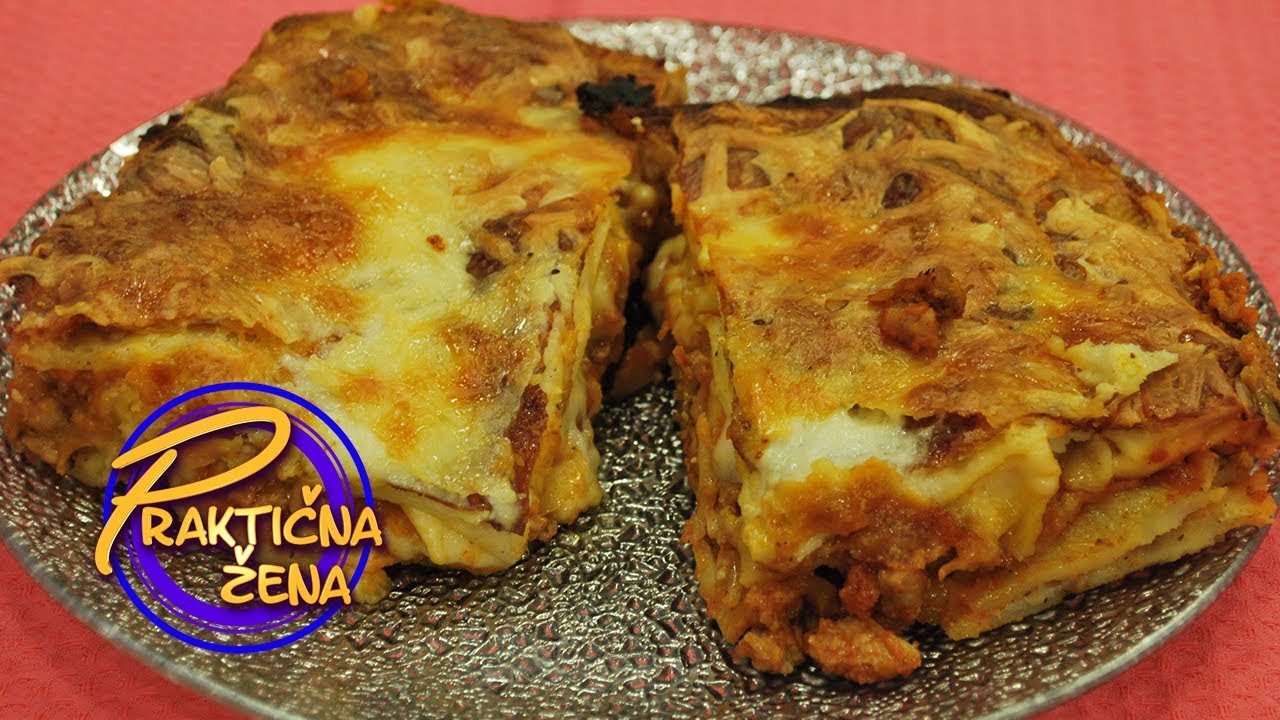 Praktična žena - Lazanje sa crvenim i belim sosom – Tamara Karić