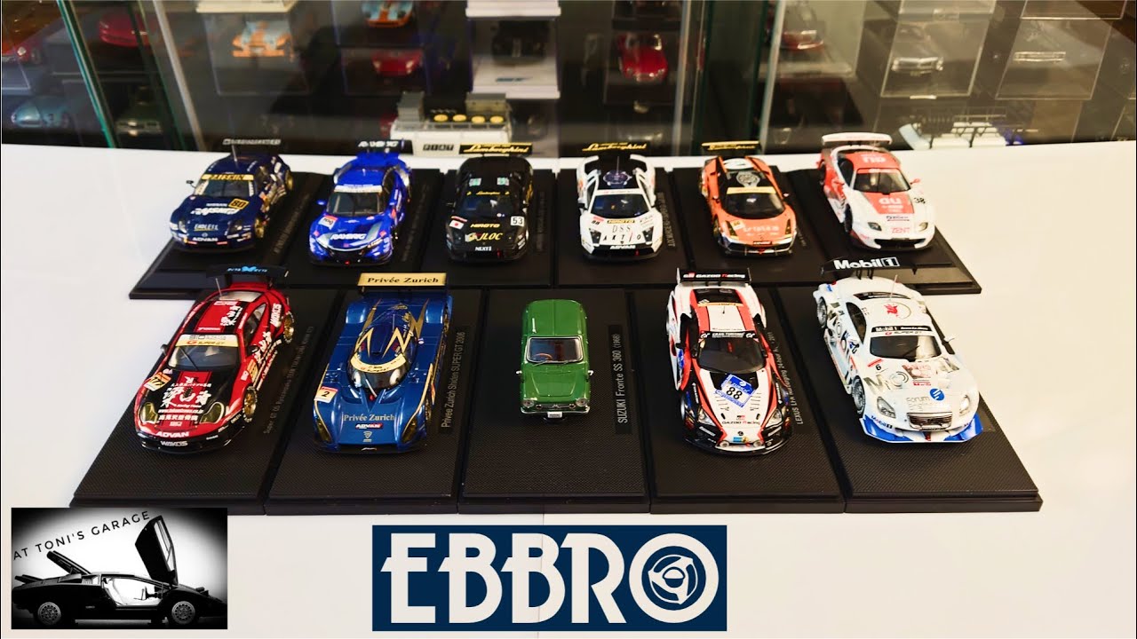 EBBRO models from my model car collection at 1/43 scale