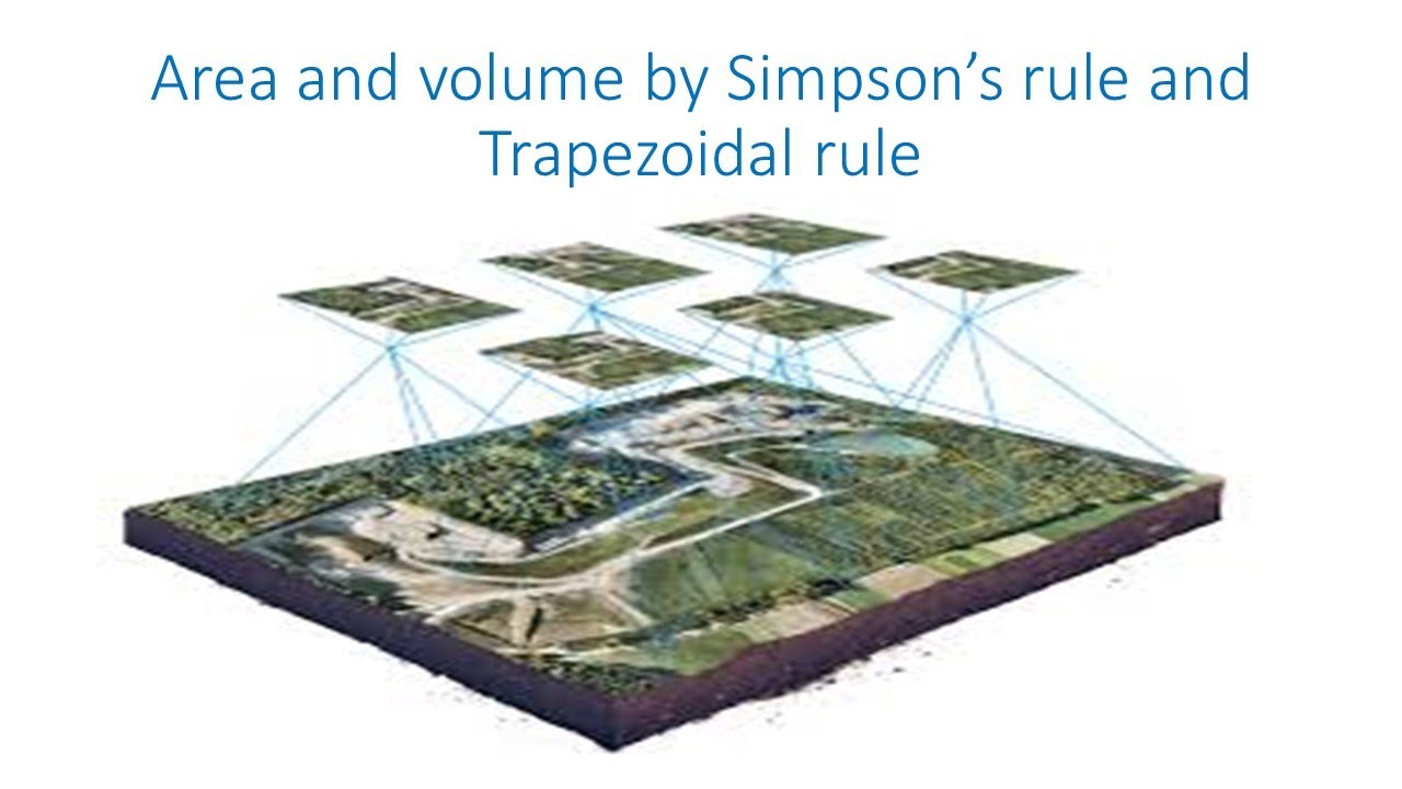 Area and Volume Numerical Problem by Trapezoidal and Simpson's rule