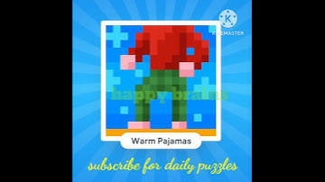 Nonograms color daily challenge 6 December 2023 answer / solution / how to solve #happybrainsyt