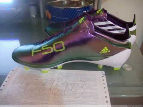 Adidas F50 AdiZero Cameleon Purple and k-leather