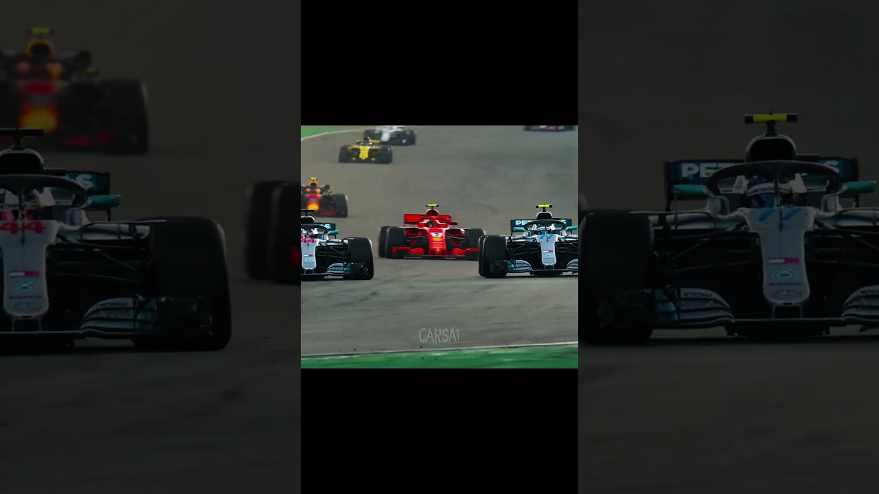 Hamilton and Bottas were just perfect on the final lap.