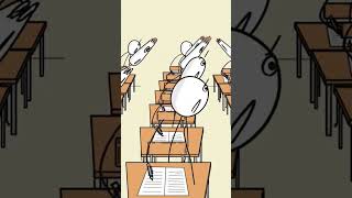 Exam Hall Nuclear Fart Prank Gone Wrong 😂💨 (Stickman Meme)#memes #shorts