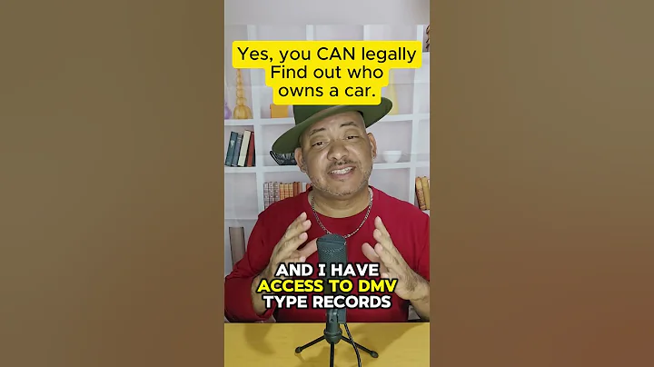 Yes, you CAN legally Find out who owns a car.