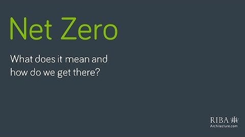 Net Zero - what does it mean and how do we get there?