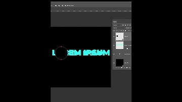 Photoshop:Text zoom effect