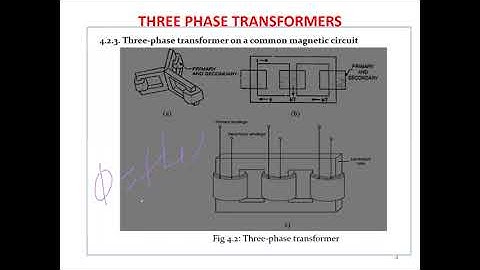 CONSTRUCTION OF THREE - PHASE TRANSFORMERS PART 1