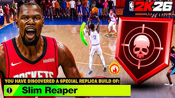 MY "OPTIMIZED" KEVIN DURANT BUILD is UNGUARDABLE in RANDOM REC in NBA 2K26!