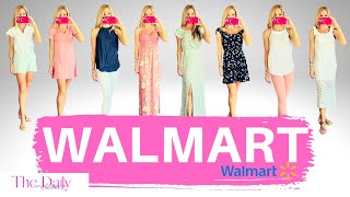 Walmart Try On Haul- Summer Fashion- Pretty Dresses, Capris and Shorts-Style for Women Over 40