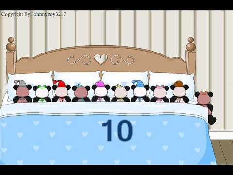 Ten In The Bed And The Little One Said Row Over 10 song nursery rhyme ...