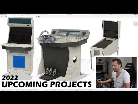 Upcoming builds in 2022 : Virtual Pinball | Pedestal | 2 player monster arcade cabinet