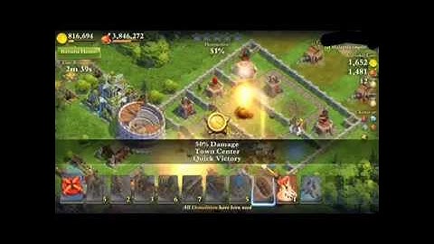 DomiNations Android/iOS / Best account level 128 MAX EVERYTHING! .. RAID!