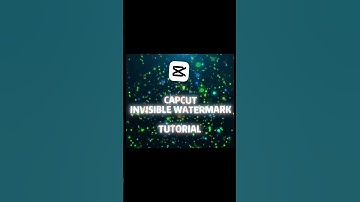 Capcut Invisible Watermark Tutorial 💫 | #trending #facts #shorts #editing #capcut