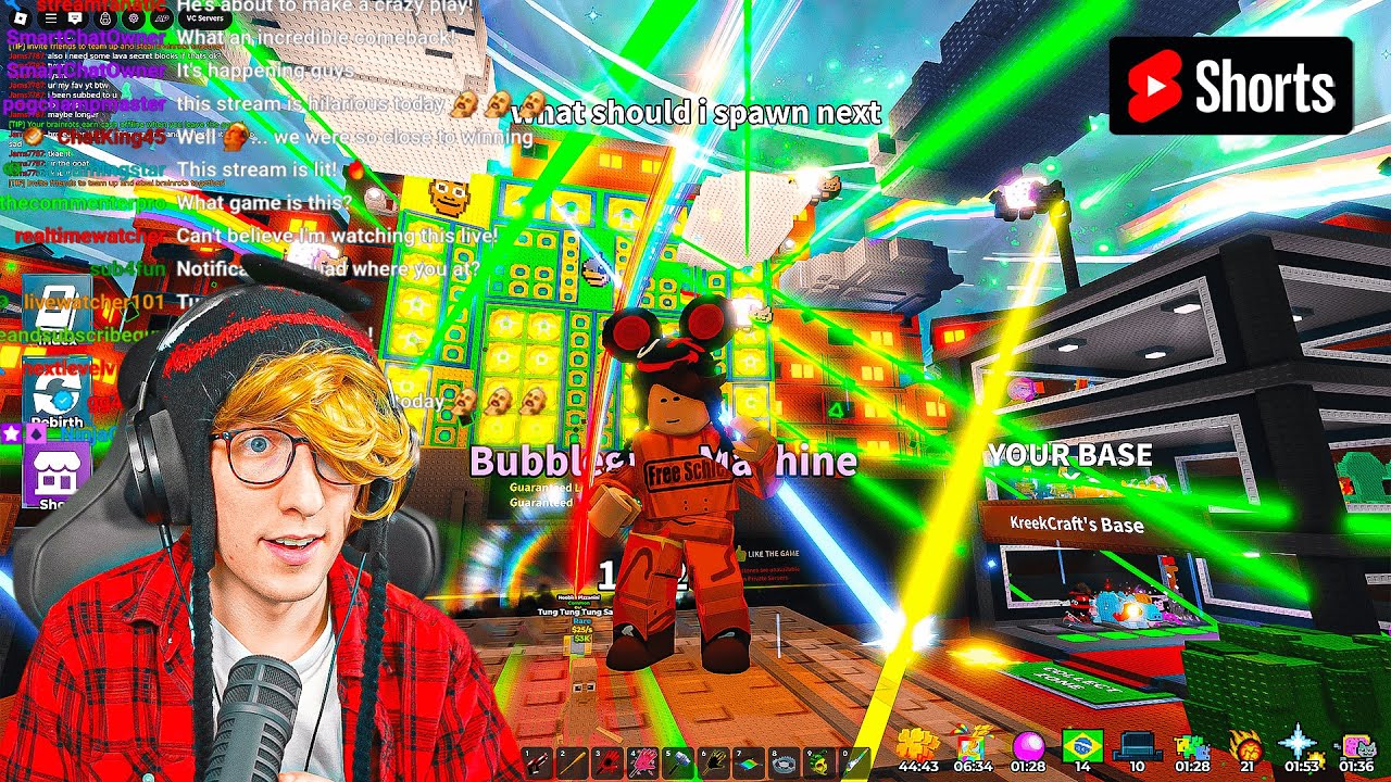steal a brainrot admin abuse (new brainrots) #shorts #roblox #stealabrainrot
