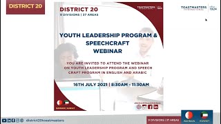 Youth Leadership Program & Speechcraft Workshop