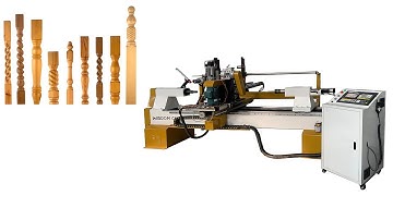 ATC Multi-tools Wood Lathe WS-L1530-4A with Auto Loading Unloading