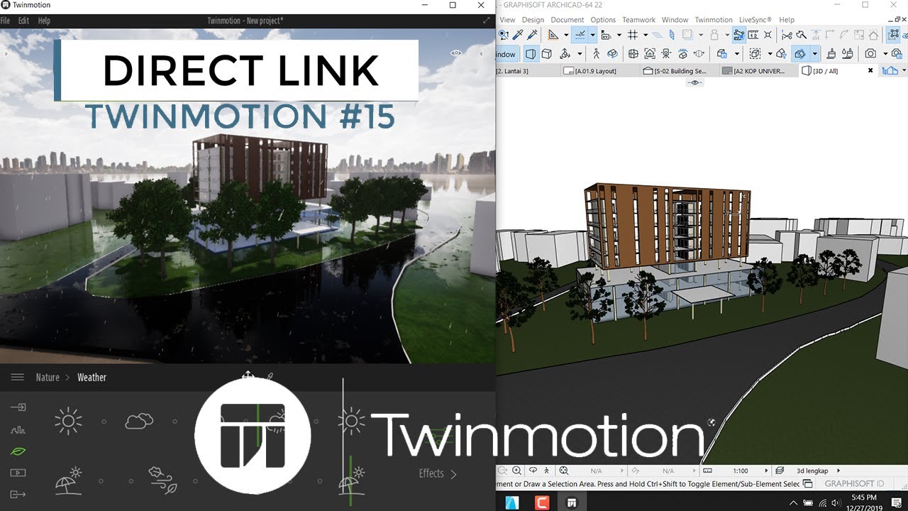 synchronisation archicad twinmotion