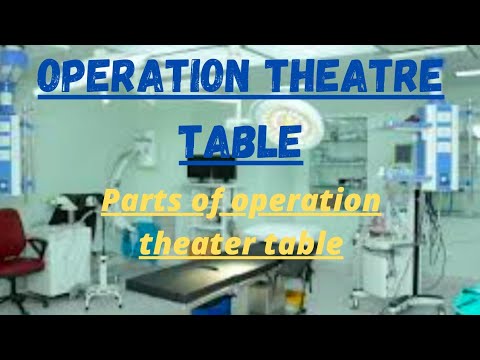 Operation Theatre Table|Parts Of Operation Theater Table|Table Top|Base All Position|In