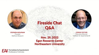 Fireside Chat: Stephen Wolfram and Usama Fayyad
