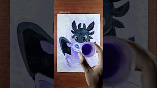 I Try To Draw Toothless With Light Fury How To Train Your Dragon Drawing Rock That Body
