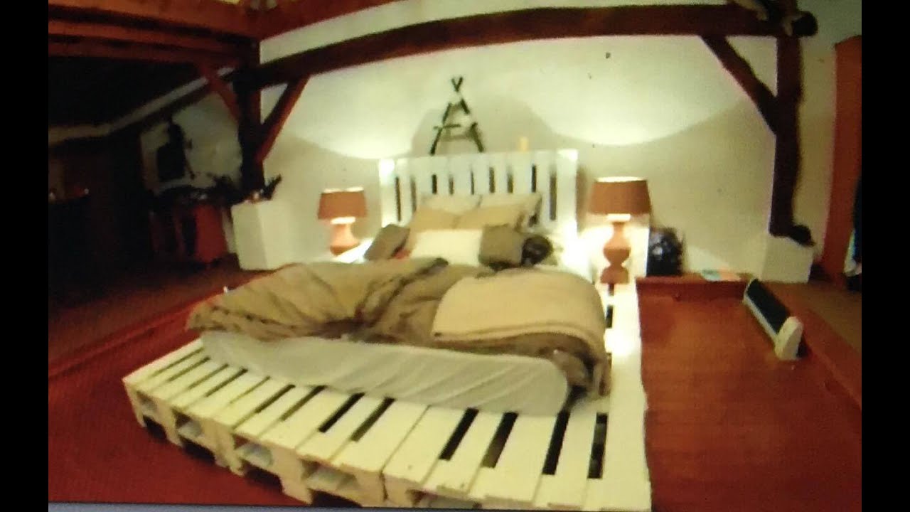 Diy (bed) palettenbett einfach gebaut youtube