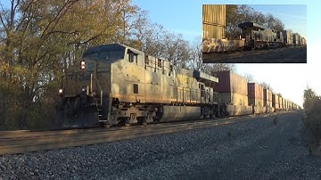 GREAT HORN SHOW from Engineer - 1st Generation K5HL ES40DC #5292 + Mid DPU #3080 - I161 - Madison OH