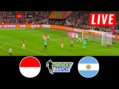 Indonesia vs Argentina |  Pertandingan Sepak Bola Persahabatan Internasional 2023 | Pes 21