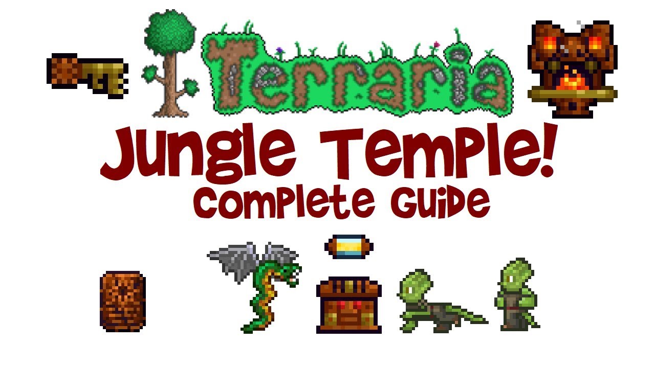 Terraria Jungle Temple aka Lihzahrd Temple Guide (Key/No Key How. 