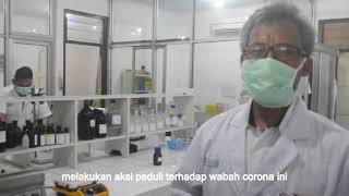 Pembuatan Hand Sanitizer oleh BBTPPI Semarang