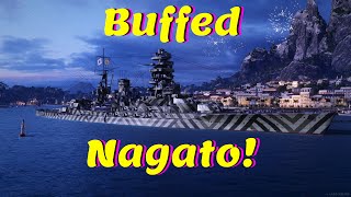 New Personal Damage Record in Buffed Nagato! (World of Warships Legends)