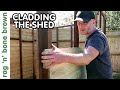 Cladding The Shed With Shiplap (PART 4 SHED BUILD PROJECT)