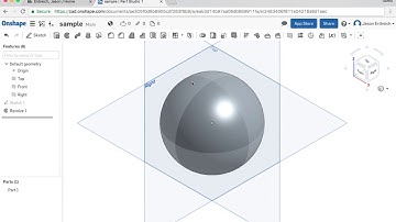 How to use the use the Revolve tool in Onshape CAD