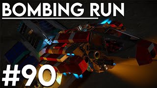 Fighter bombing run! - Space Engineers solo survival #90 @LunarKolony