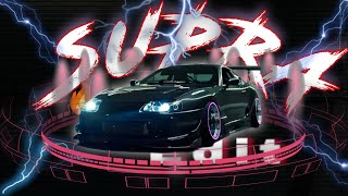 SUPRA - FLUXXWAVE🔥| Cool car edit (4k) | ratatata edit | New supra edit | car edit video with music