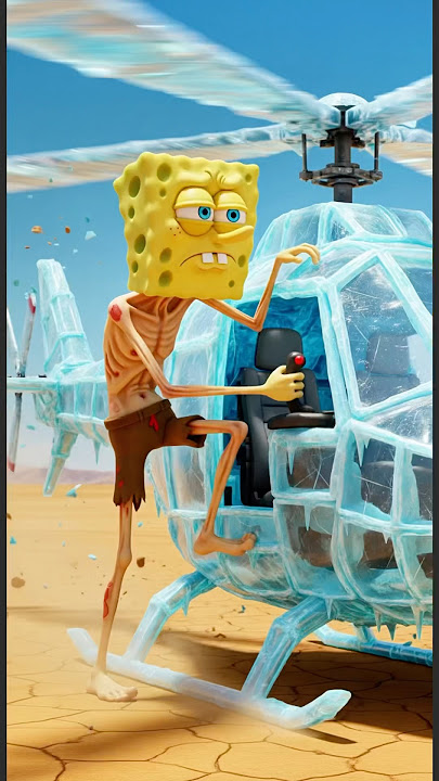 SpongeBob build a ice helicopter π π§ #spongebob #funny #mickeymouse